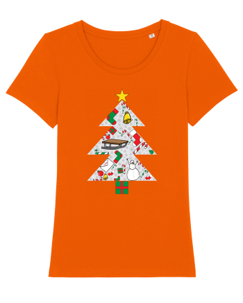 Christmas Tree Bright Orange