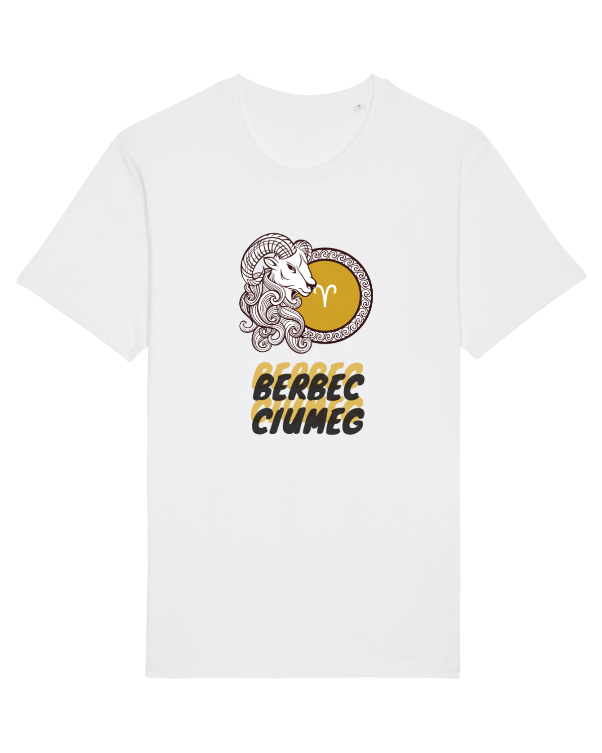 Tricou mânecă scurtă Unisex Rocker White