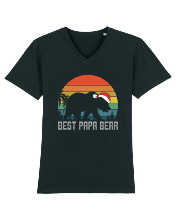 Best Papa Bear Christmas Black