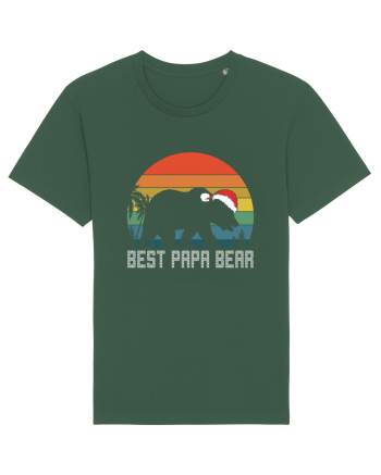 Best Papa Bear Christmas Bottle Green