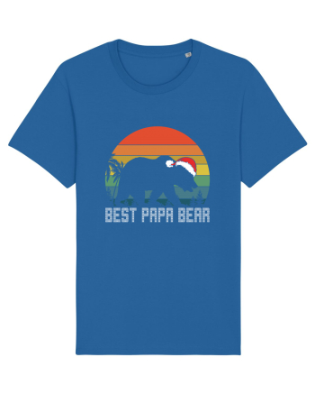 Best Papa Bear Christmas Royal Blue