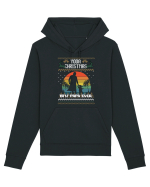 Best Papa Ever Yoda Christmas Hanorac Unisex Drummer