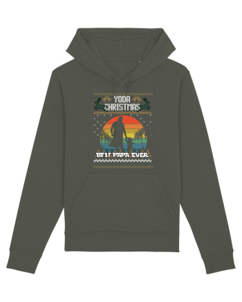 Best Papa Ever Yoda Christmas Khaki