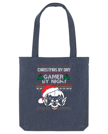Christmas By Day Gamer By Night Midnight Blue