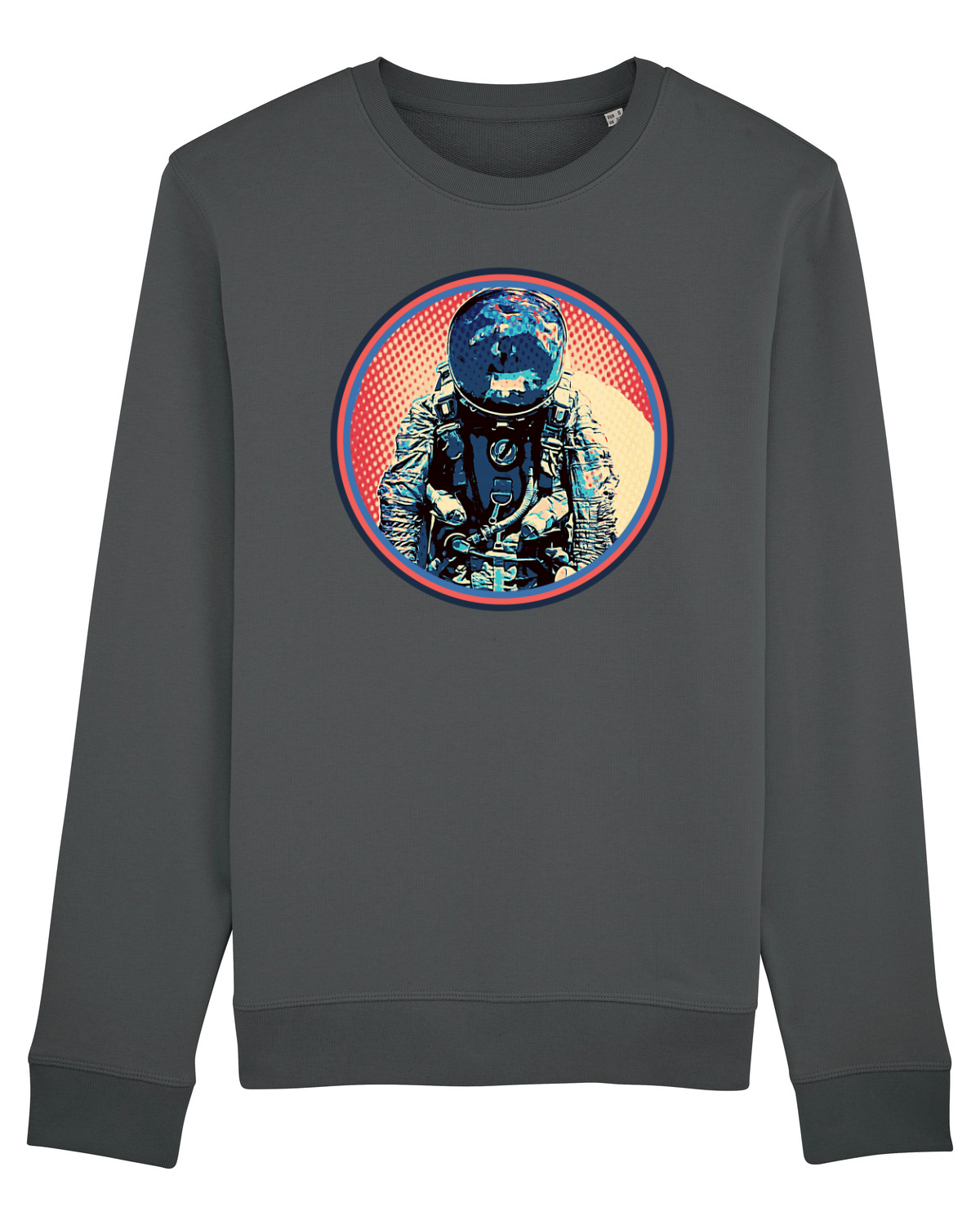 Bluză mânecă lungă Unisex Rise Anthracite