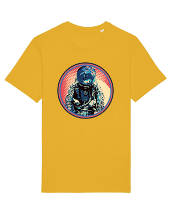 Retro Astronaut  Spectra Yellow