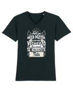 In memoriam tata Tricou mânecă scurtă guler V Bărbat Presenter