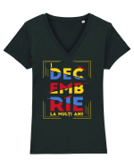 1 Decembrie Tricou mânecă scurtă guler V Damă Evoker