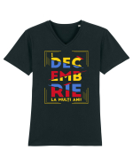 1 Decembrie Tricou mânecă scurtă guler V Bărbat Presenter