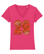 Jucator Basketball Numarul 29 Tricou mânecă scurtă guler V Damă Evoker