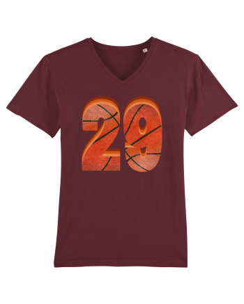 Jucator Basketball Numarul 29 Burgundy