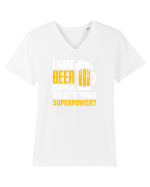 BEER Tricou mânecă scurtă guler V Bărbat Presenter