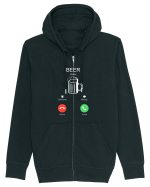 BEER Hanorac cu fermoar Unisex Connector