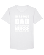 DAD Tricou mânecă scurtă guler larg Bărbat Skater