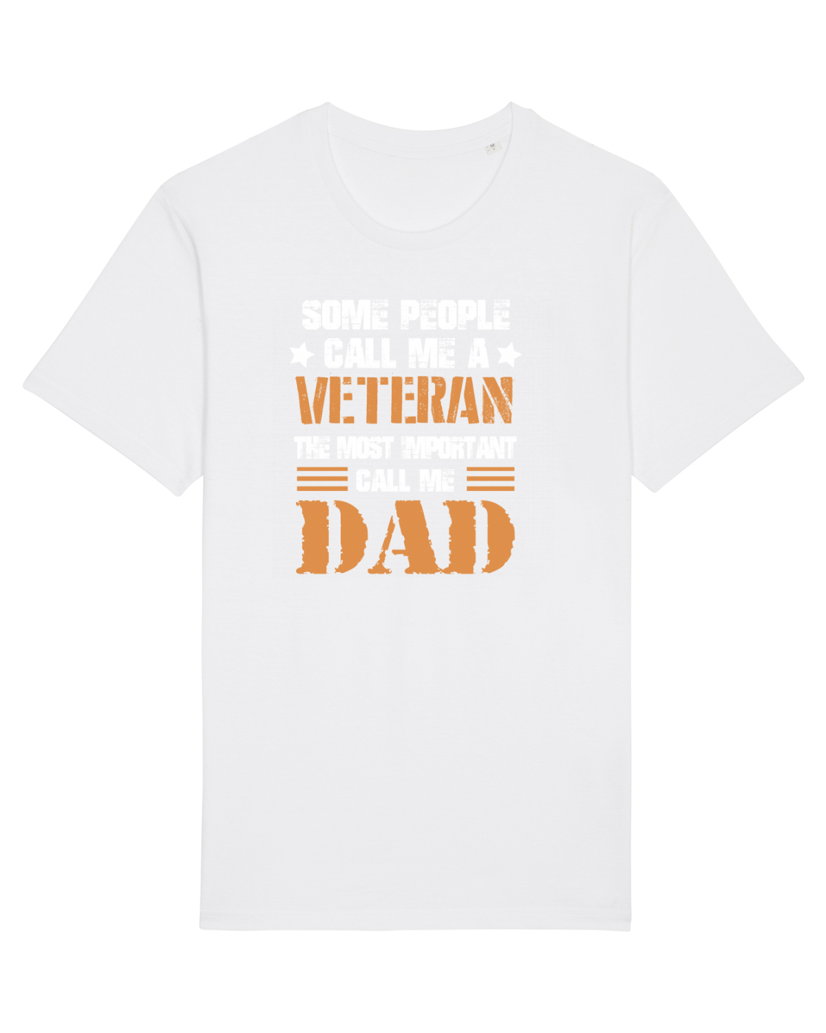 Tricou mânecă scurtă Unisex Rocker White