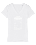 DANCER Tricou mânecă scurtă guler V Damă Evoker