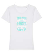 DANCER Tricou mânecă scurtă guler larg fitted Damă Expresser