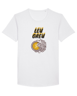 Leu Greu Tricou mânecă scurtă guler larg Bărbat Skater