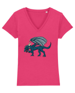 AZUR DRAGON Tricou mânecă scurtă guler V Damă Evoker