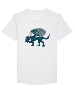 AZUR DRAGON Tricou mânecă scurtă guler larg Bărbat Skater