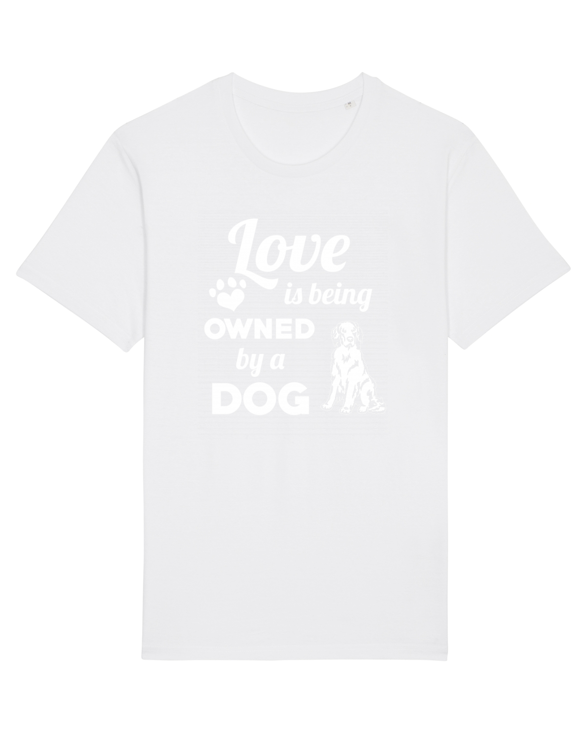 Tricou mânecă scurtă Unisex Rocker White