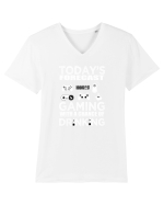 GAMING Tricou mânecă scurtă guler V Bărbat Presenter