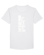 WOOD Tricou mânecă scurtă guler larg Bărbat Skater
