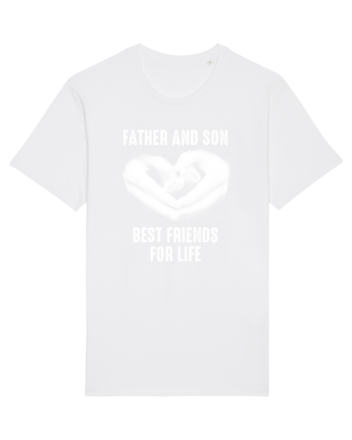 Tricou mânecă scurtă Unisex Rocker White