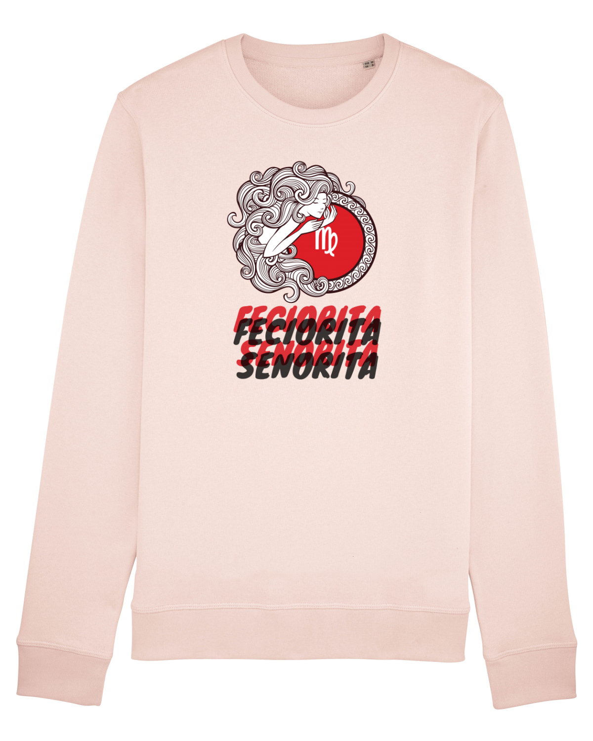 Bluză mânecă lungă Unisex Rise Candy Pink