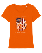 NO FEAR Tricou mânecă scurtă guler larg fitted Damă Expresser