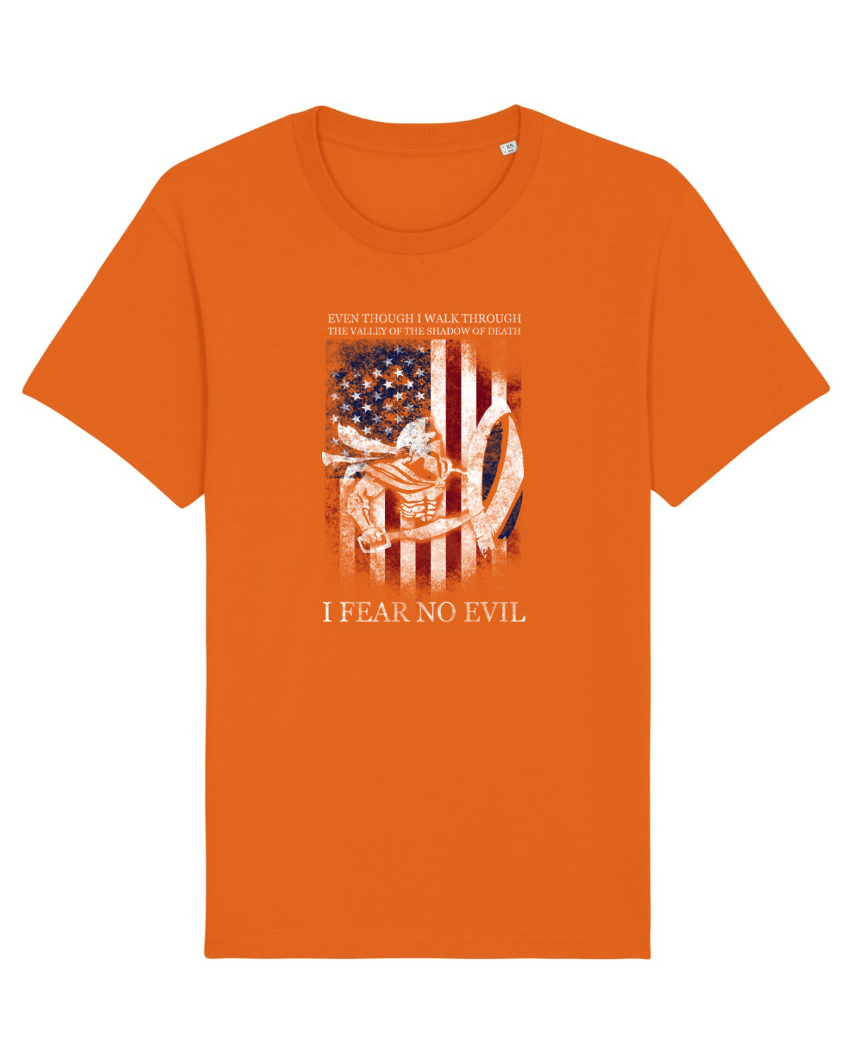 Tricou mânecă scurtă Unisex Rocker Bright Orange