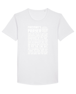 FIREMAN Tricou mânecă scurtă guler larg Bărbat Skater
