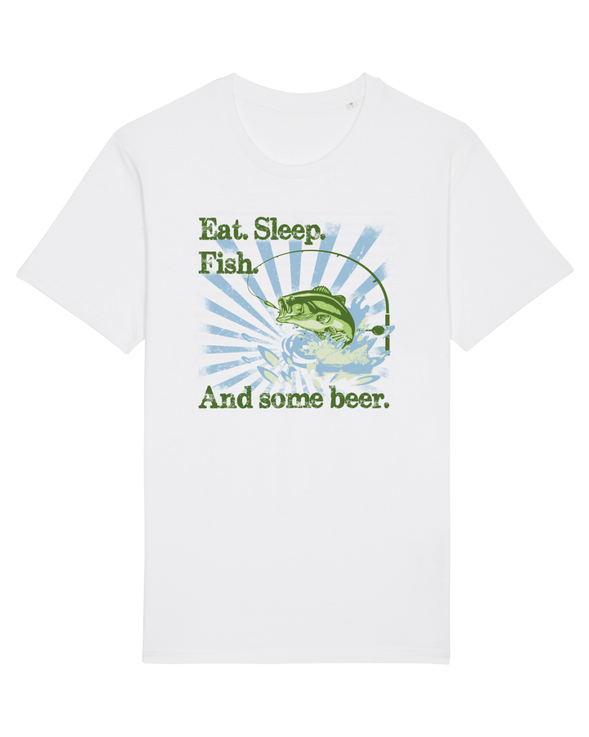 Tricou mânecă scurtă Unisex Rocker White