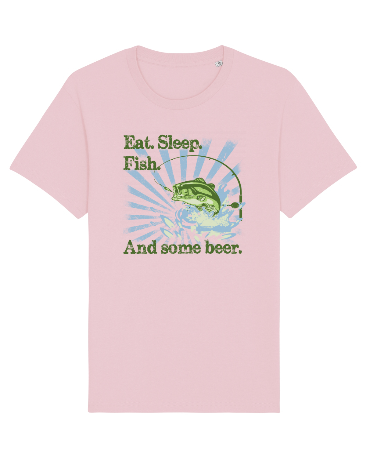 Tricou mânecă scurtă Unisex Rocker Cotton Pink