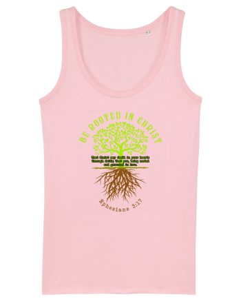 Rooted in Christ Cotton Pink