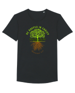 Rooted in Christ Tricou mânecă scurtă guler larg Bărbat Skater