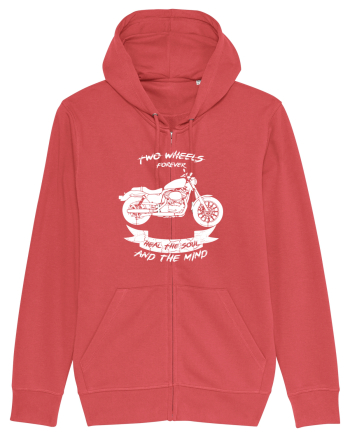 Two Wheels Forever Carmine Red