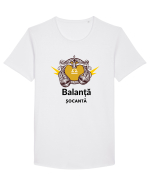 Balanța Șocantă Tricou mânecă scurtă guler larg Bărbat Skater