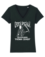 Programul Prima Coasa Tricou mânecă scurtă guler V Damă Evoker