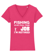 FISHING Tricou mânecă scurtă guler V Damă Evoker