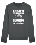 FISHING Bluză mânecă lungă Unisex Rise