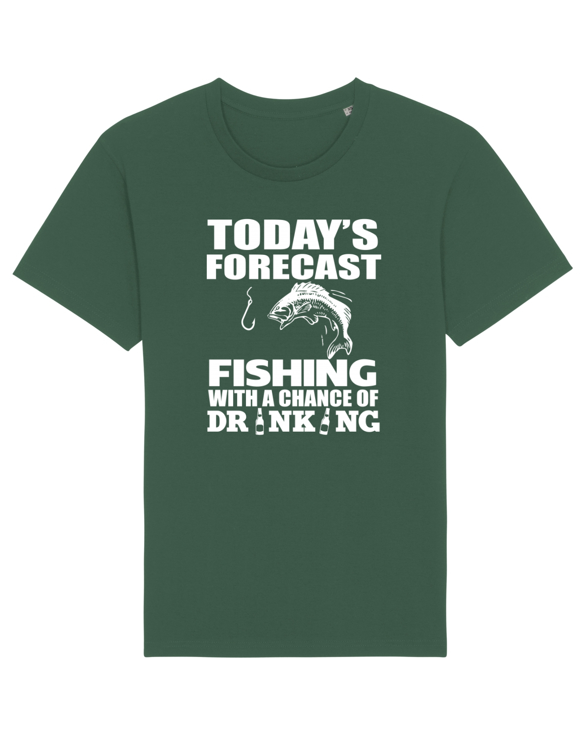 Tricou mânecă scurtă Unisex Rocker Bottle Green