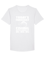 FISHING Tricou mânecă scurtă guler larg Bărbat Skater