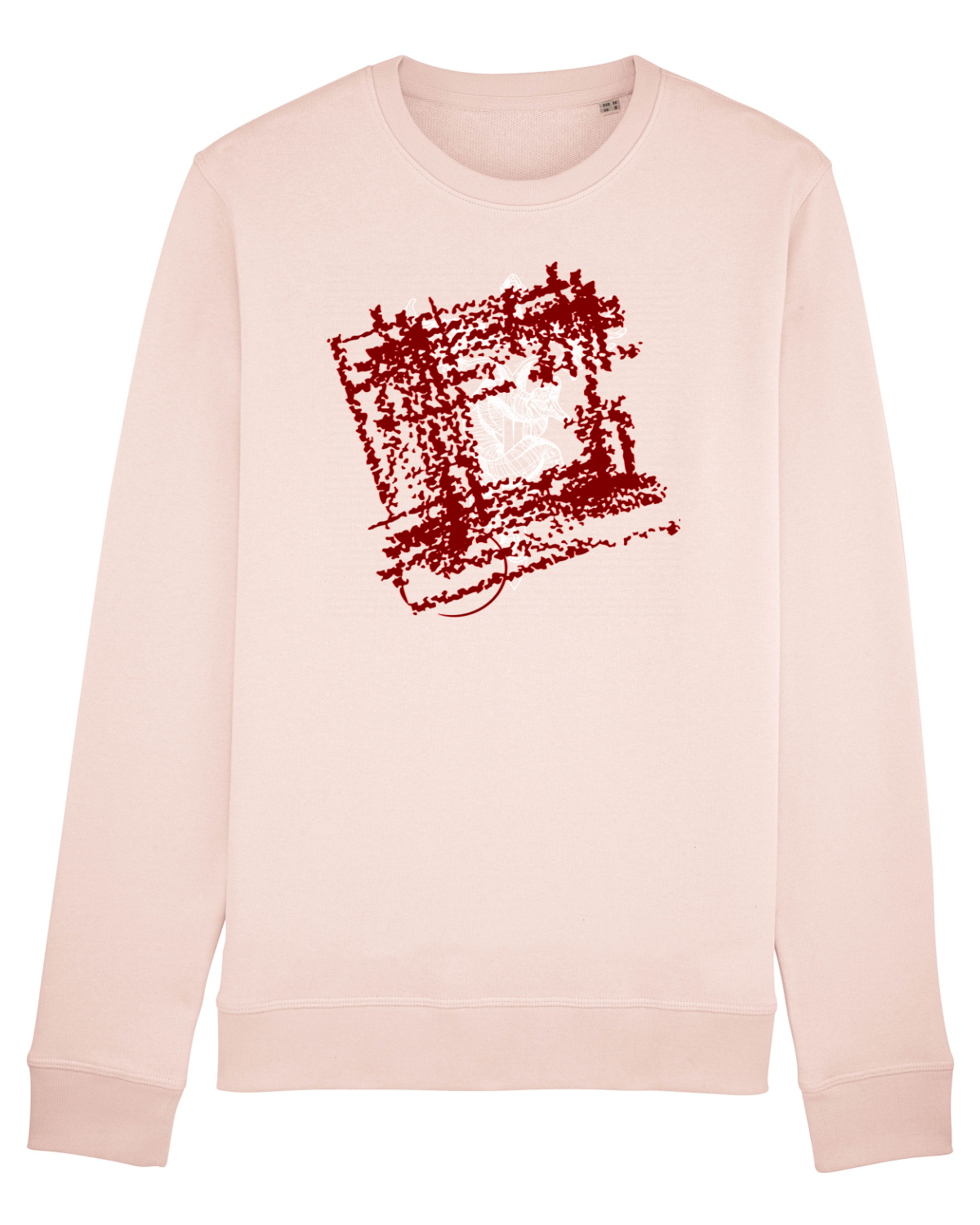 Bluză mânecă lungă Unisex Rise Candy Pink