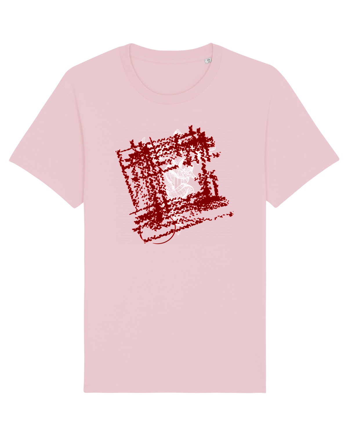 Tricou mânecă scurtă Unisex Rocker Cotton Pink