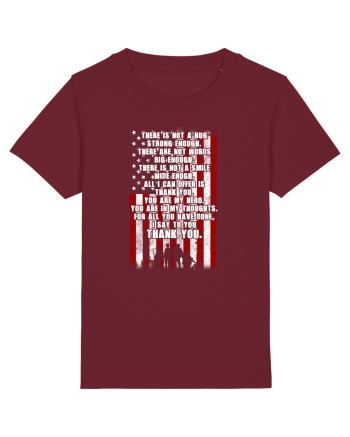 AMERICAN FLAG Burgundy