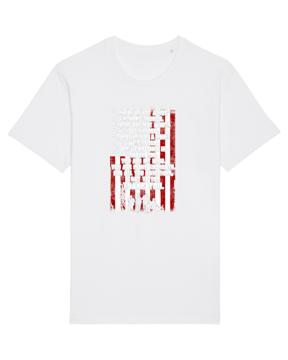 Tricou mânecă scurtă Unisex Rocker White