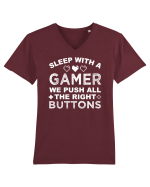 GAMING Tricou mânecă scurtă guler V Bărbat Presenter
