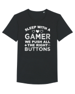 GAMING Tricou mânecă scurtă guler larg Bărbat Skater