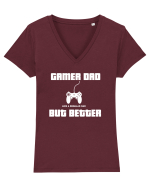 GAMER DAD Tricou mânecă scurtă guler V Damă Evoker